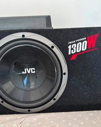 subwoofer per Auto JVC 1300w power+ Amplificatore 