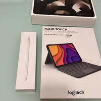 Ipad Air(2022)+Apple Pencil 2+Logitech slim folio