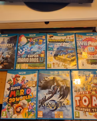Lotto giochi WiiU Wii u 