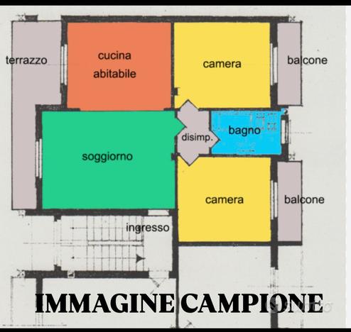 COLLATINA- TRILOCALE con SPESE COMPRESE