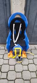 Seggiolino bimbi bici per portapacchi bicicletta