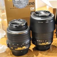 KIT 2 Obiettivi Nikon DX 18-55, 55-200,