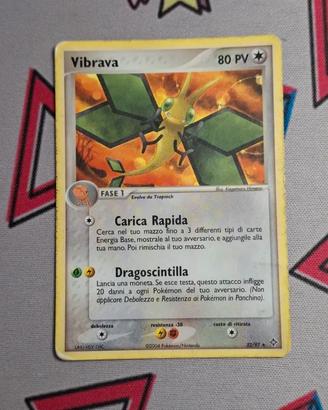 Carta Pokémon Vibrava 22/97 Rara ITA 