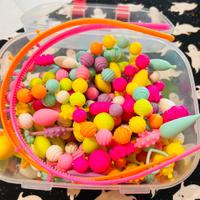 Perline in plastica grosse per cerchietti collane