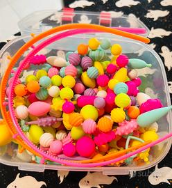 Perline in plastica grosse per cerchietti collane