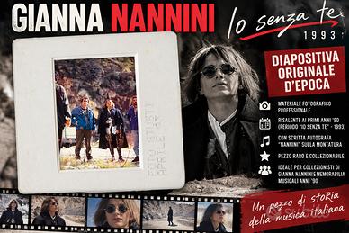 GIANNА NANNINI RARA DIAPOSITIVA ORIGINALE 1993