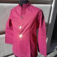 Giacca facchino, collo Coreana rosso blu taglia 44