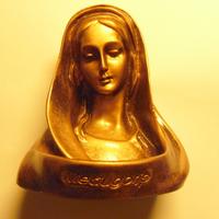 BUSTO MADONNA DI MEDUGORJIE IN RESINA molto bella