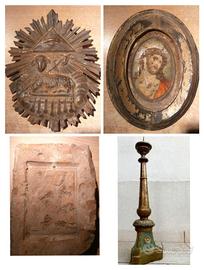 Lotto Arte Sacra icone religiose epoca antiche