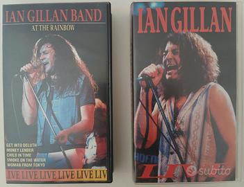 2 VHS Ian Gillan 1977-90 originali anche separati