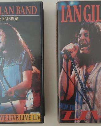 2 VHS Ian Gillan 1977-90 originali anche separati