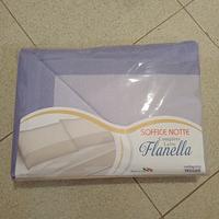 completo lenzuola matrimoniale di flanella 