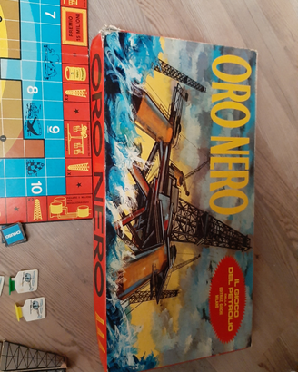 Gioco in scatola vintage Oro Nero