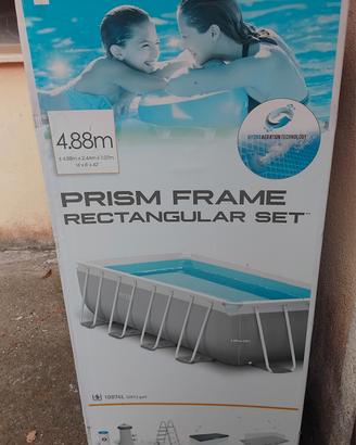 Piscina rettangolare 4,88x2,44m