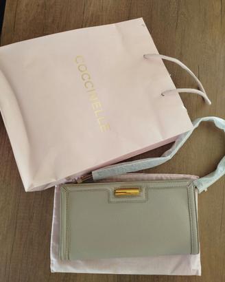Borsa piccola pochette tracolla coccinelle beige n