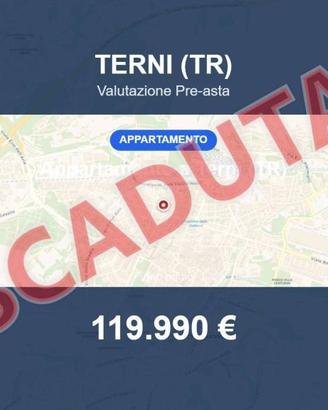Immobile in asta di 70 m² con box auto a Terni