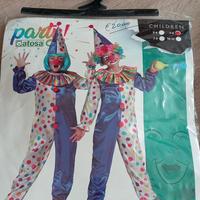 vestito carnevale clown bambini