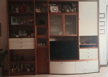 Mobile soggiorno in ciliegio legno massello