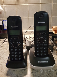 Coppia telefoni cordless Panasonic