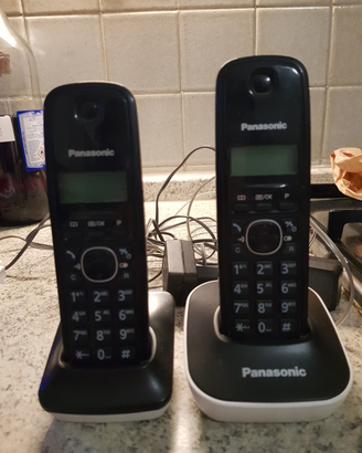 Coppia telefoni cordless Panasonic