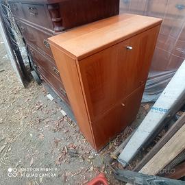 scarpiera legno ciliegio