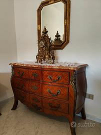 Madia classica con comodini stile Luigi XV 