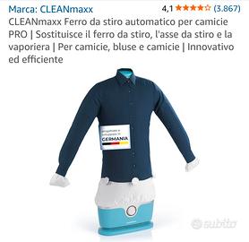 Cleanmaxx ferro da stiro verticale
