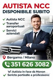 Autista NCC con KB - disponibile subito (in attesa