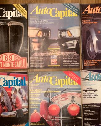 Lotto riviste Autocapital 1982 annata copleta