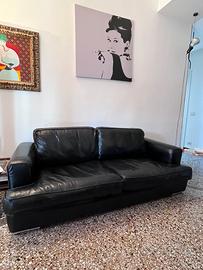 Divano in pelle vitello dedign contemporaneo