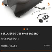 Sella comfort Ergo/riscaldata ktm 790 adventure