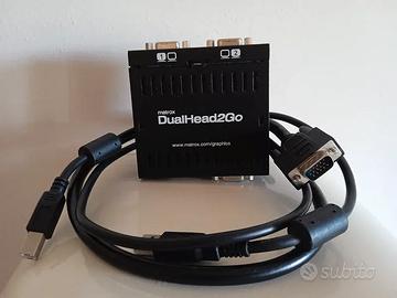 Matrox DualHead2Go Doppio Monitor Usato come nuovo