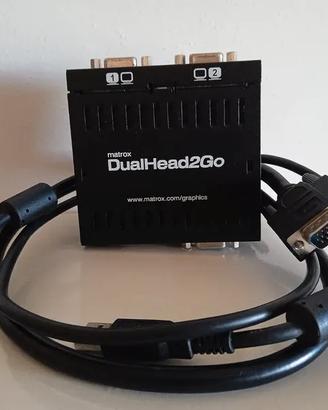 Matrox DualHead2Go Doppio Monitor Usato come nuovo