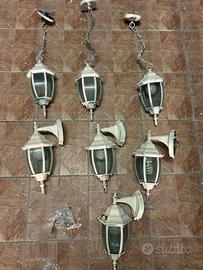 Applique a lanterna e lampadari a sospensione 