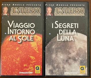 Lotto Vintage 10 VHS 🪐 Piero Angela "L'Universo"
