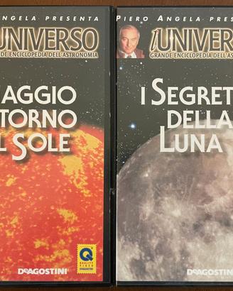 Lotto Vintage 10 VHS 🪐 Piero Angela "L'Universo"