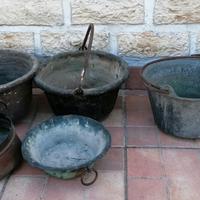 Paioli in rame e alluminio