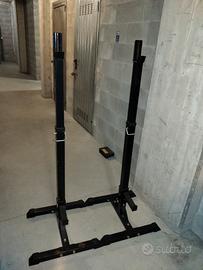 rack supporti per bilanciere regolabili