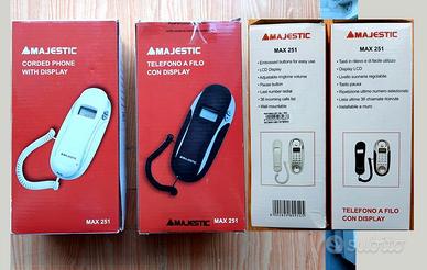 Telefono a filo con display Majestic Max 251