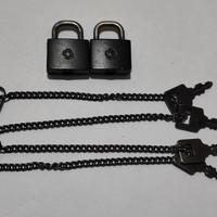 Samsonite 2 lucchetti e chiavi per valigia