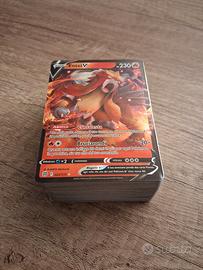 Mazzo carte Pokemon e carta Speciale V