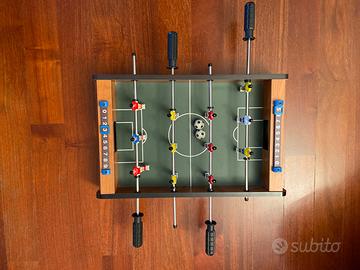 Mini Calcio balilla biliardino da tavolo in legno