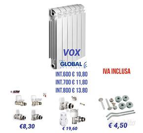 Radiatori alluminio 10cm