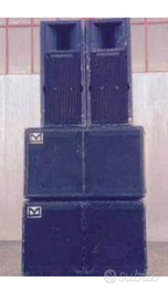 2x Montarbo w20a 2x Montarbo sa215 subwoofer attiv