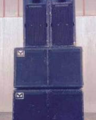 2x Montarbo w20a 2x Montarbo sa215 subwoofer attiv