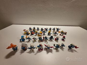 Lotto 35 puffi originali Schleich/ W. Berrie & Co 
