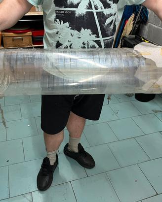 Cilindro colonna acrilico trasp  + punte fresa