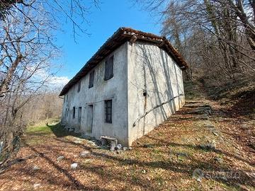Rustico con 15.000 mq di terreno tra prato e bosco
