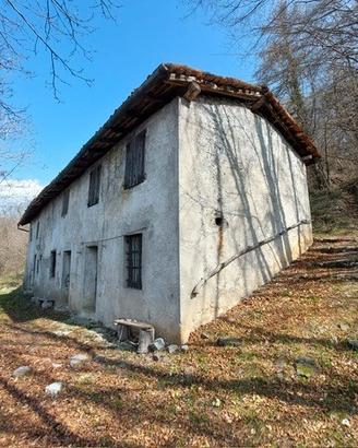 Rustico con 15.000 mq di terreno tra prato e bosco