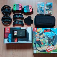 Nintendo switch più giochi più accessori